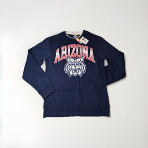 NWT CSA Arizona Wildcats Crewneck Sweatshirt Navy Men’s Small NCAA